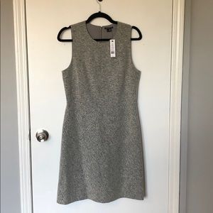 NWT Theory Raneid Felt Wool Dress in Light Heather